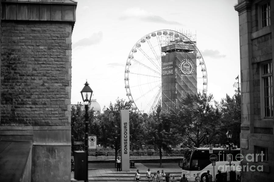 Montreal Old Port Ferris Wheel Photograph by John Rizzuto