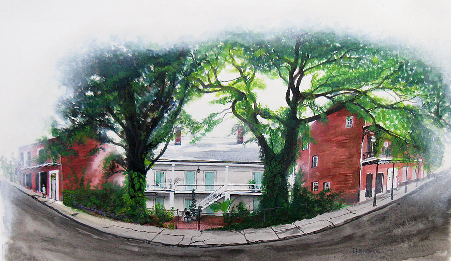 Old Portage Road House. Painting by Tom Hefko