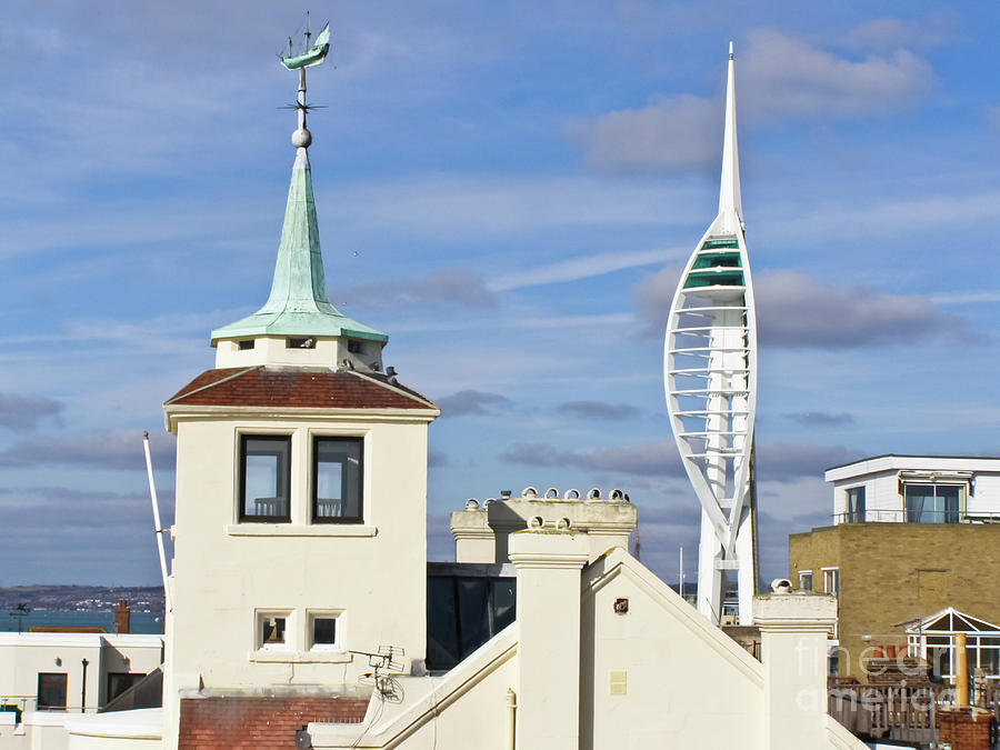 Old Portsmouths Towers Photograph by Terri Waters
