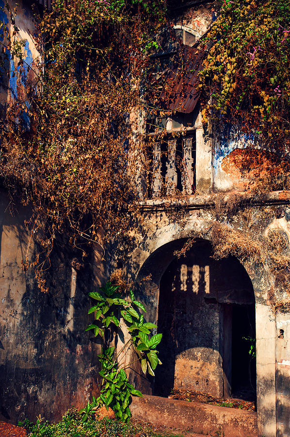 Old Portuguese House. Goa. India Photograph by Jenny Rainbow