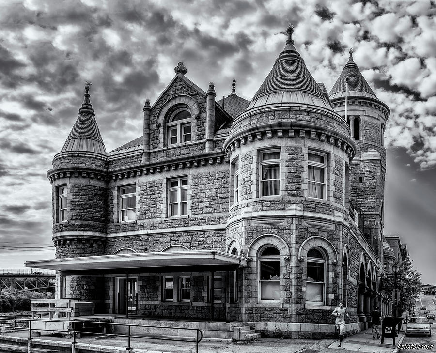Old Post Office and Court House in Augusta Maine Photograph by Ken Morris