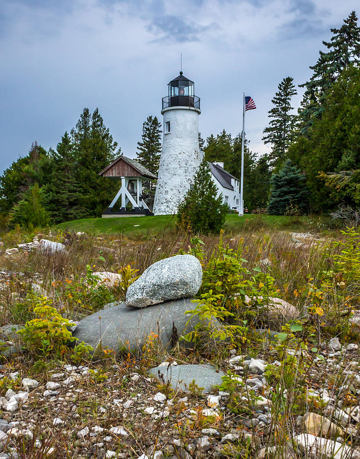 Lighthouse Photograph - Old Presque Isle Lighthouse by Kimberly Kotzian Lighthouse Photograph - Old Presque Isle Lighthouse by Kimberly Kotzian
