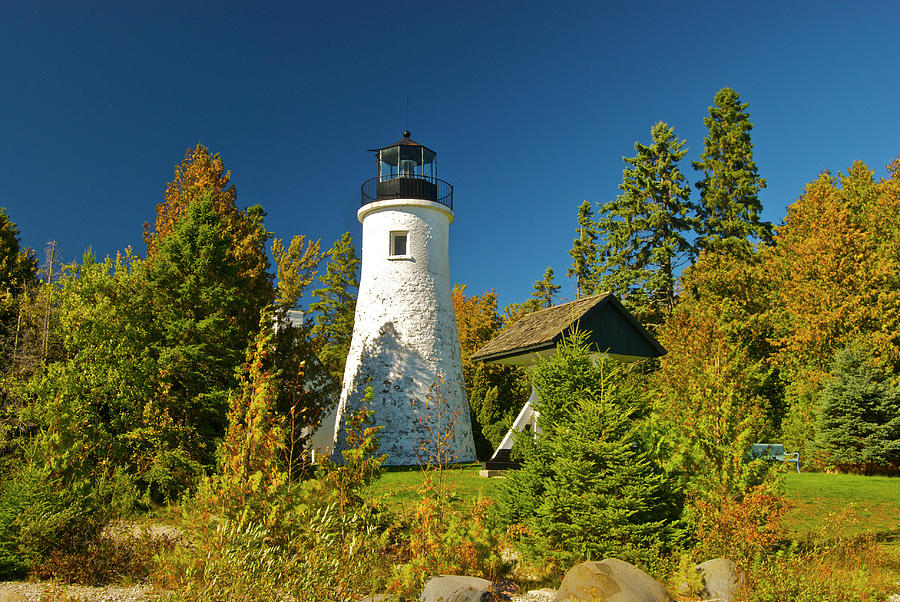 Old Presque Isle Lighthouse_9488 Photograph by Michael Peychich