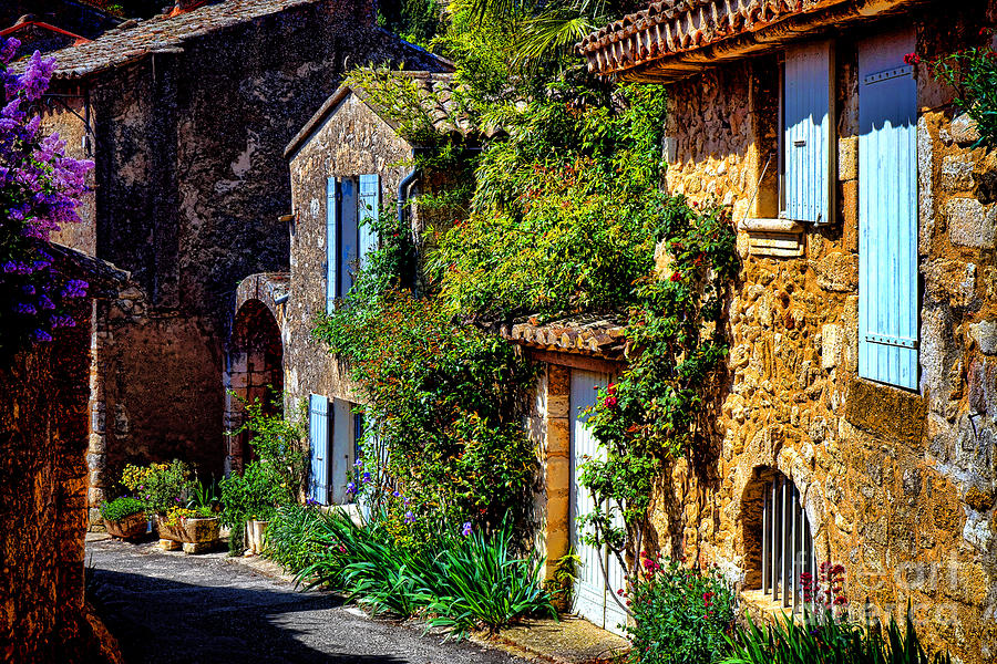 Old Provencal Village Street Photograph by Olivier Le Queinec