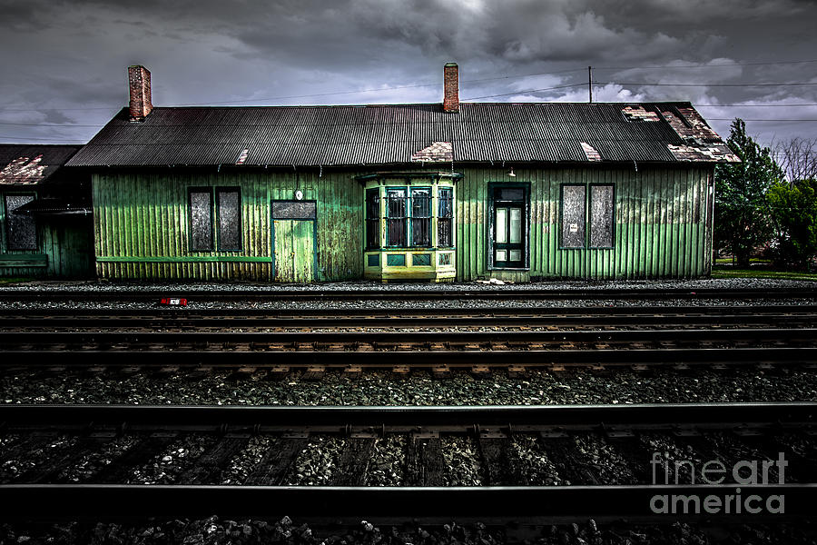 Old Rail Station Photograph by Michael Arend
