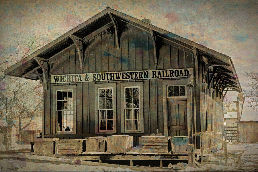 Old Railroad Station Photograph by Lynn Sprowl