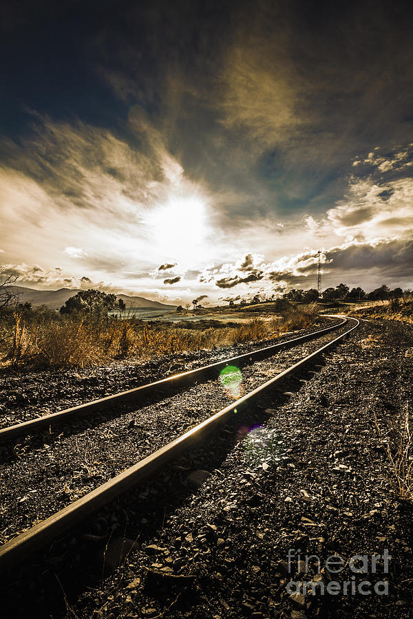 Old railroad track Photograph by Jorgo Photography