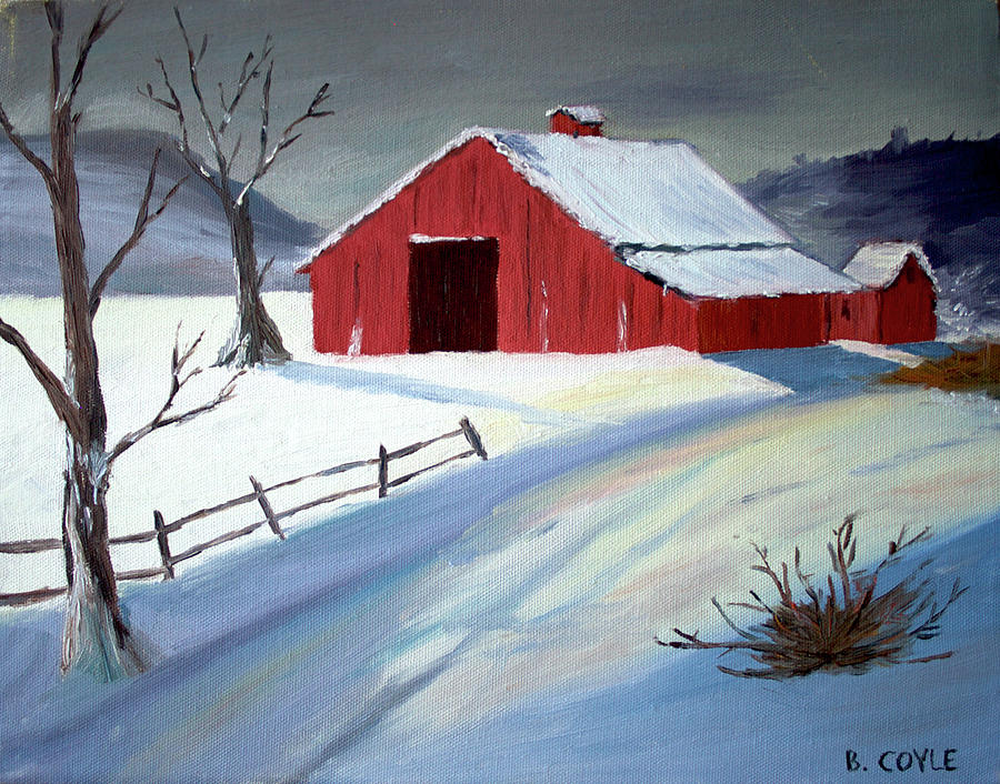 Old Red Barn Painting by Bob Coyle - Fine Art America