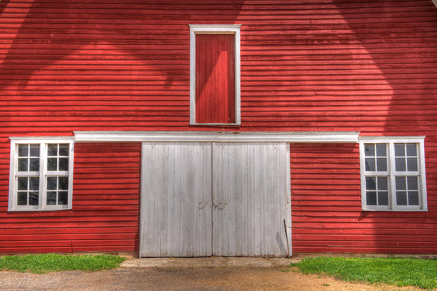Red Barn Photograph - Old Red Barn Iowa by Shane Mossman Red Barn Photograph - Old Red Barn Iowa by Shane Mossman