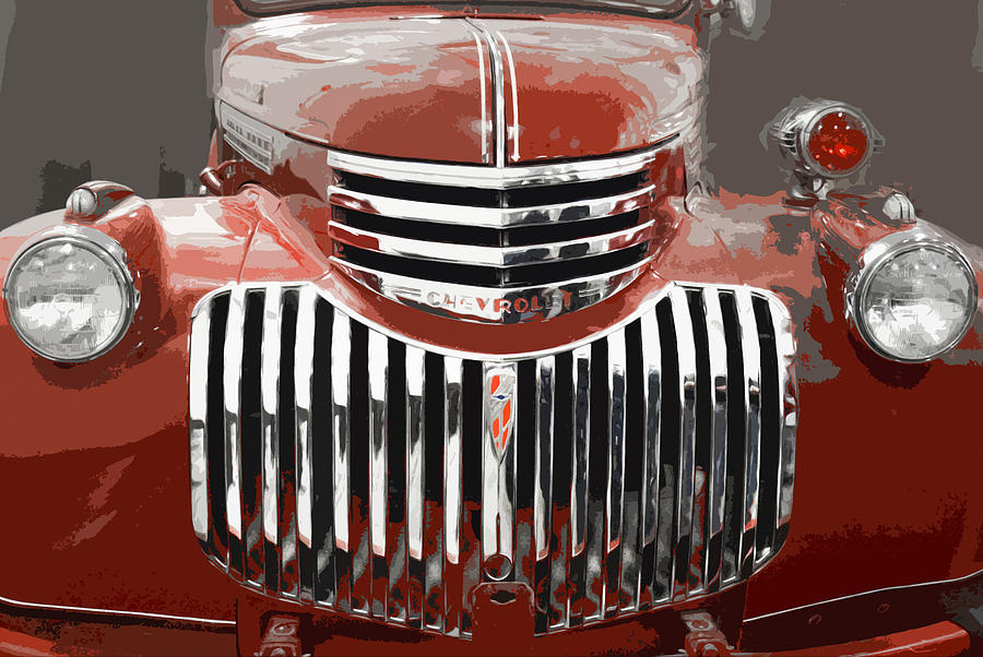 Old Red Chev Photograph by Ellery Russell
