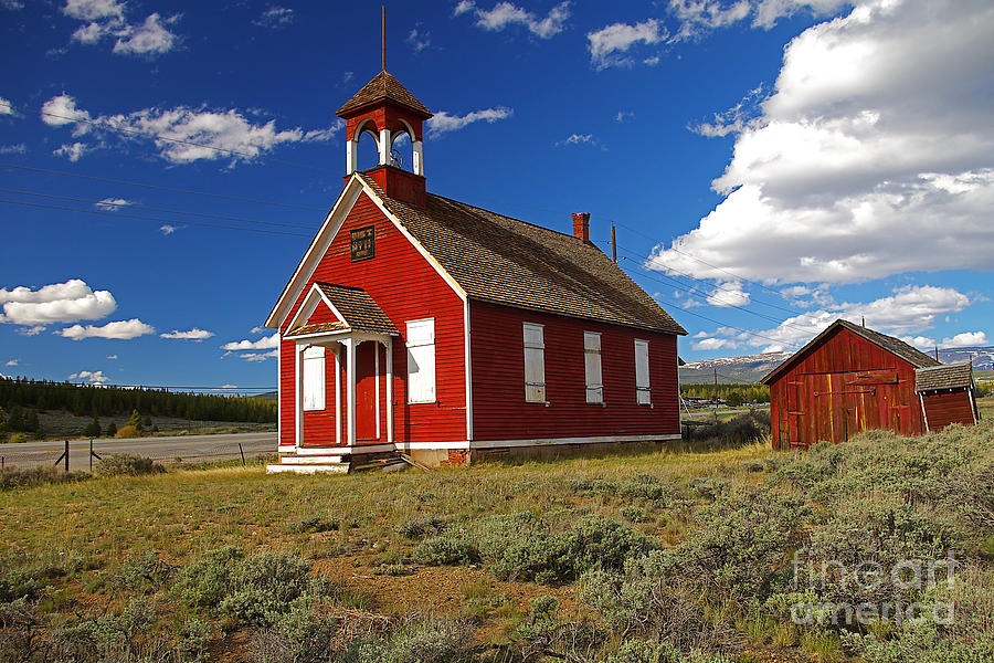 Architecture Photograph - Old Red Church by Rich Walter