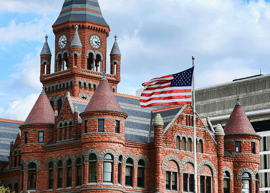 Old Red Courthouse Photograph by Stephen Stookey - Fine Art America