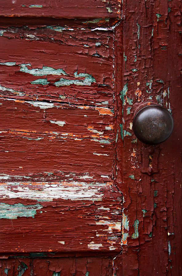 Old Red Door Photograph by Joanne Coyle