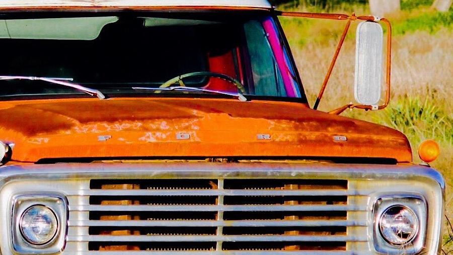 Old Red Ford Truck