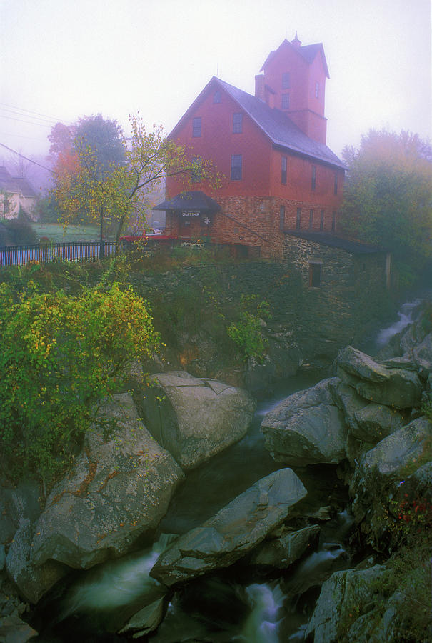 Old Red Mill Jericho Vermont Photograph