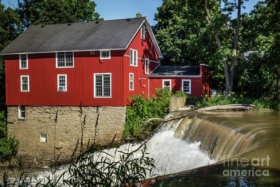 Old Red Mill Photograph by Joann Long