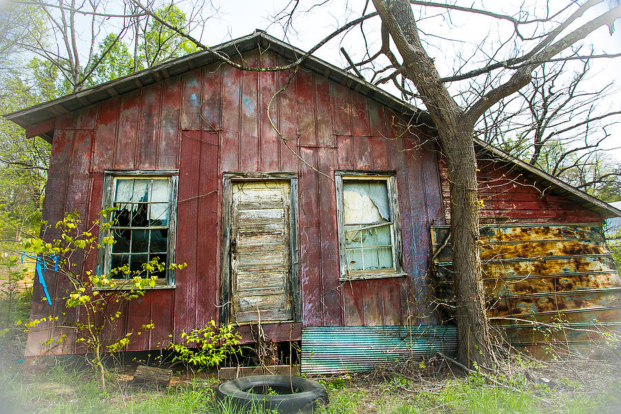 Old Red Shack Photograph by Paula OMalley