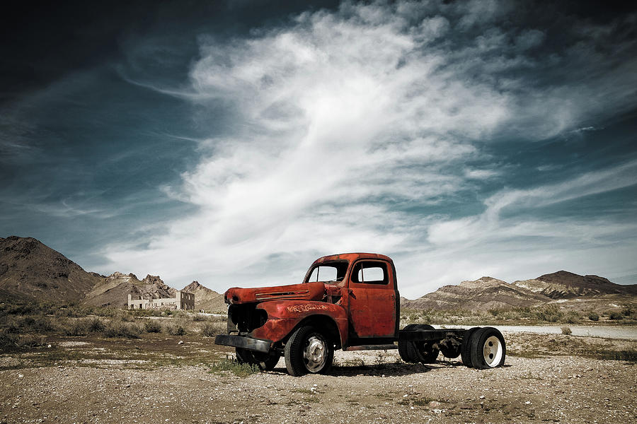 Old Red Truck Photograph by Marzena Grabczynska Lorenc