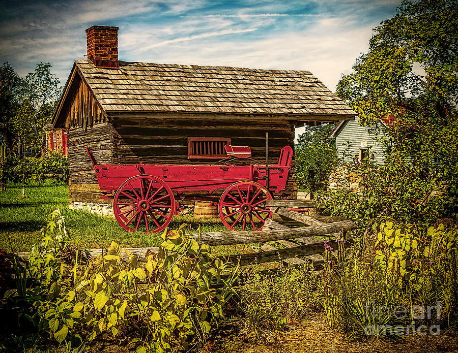 Old Red Wagon Photograph by Nick Zelinsky Jr - Fine Art America