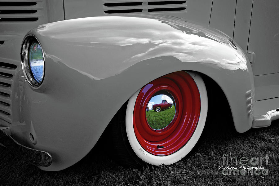 Old Red Wheels Photograph by Randy Harris
