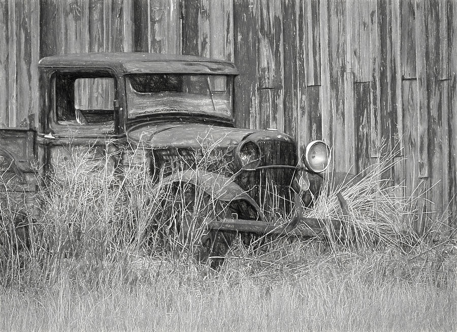 Old Retired Farm Truck Photograph