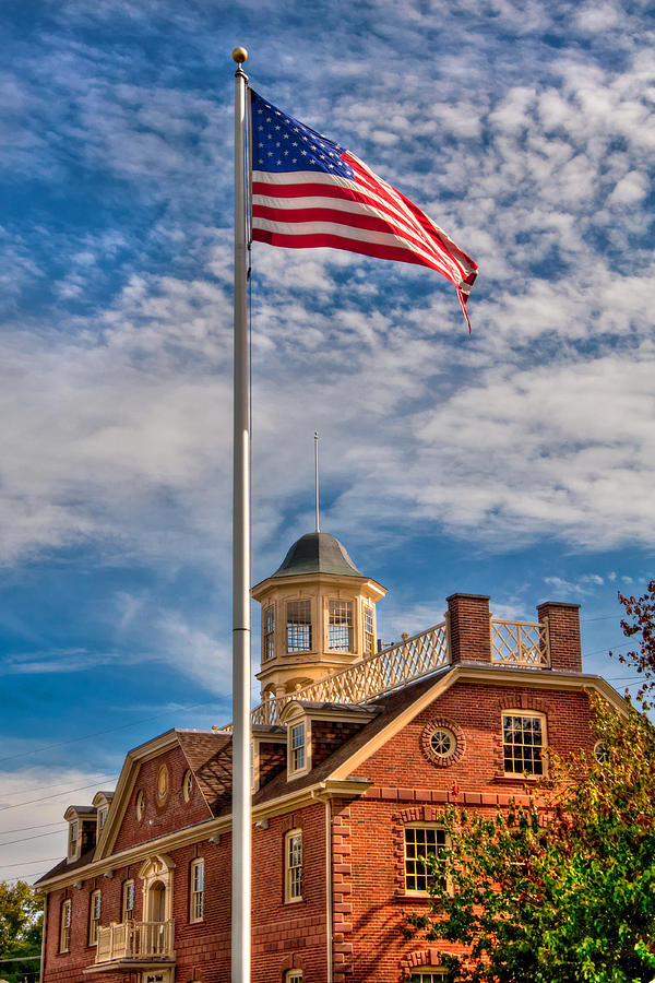 Old Rhode Island State House Photograph by Joann Vitali