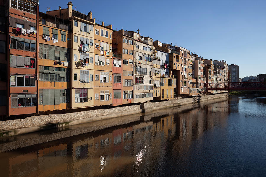 Old River Houses in City of Girona Photograph by Artur Bogacki
