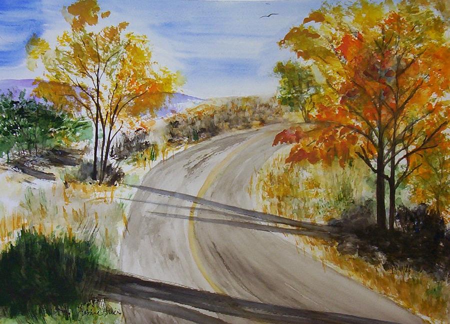 Old Road Painting by Jamie Frier