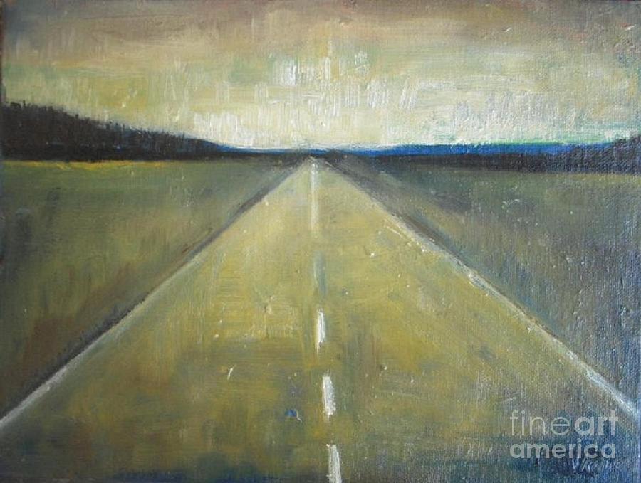 Old Road Trip Painting by Vesna Antic