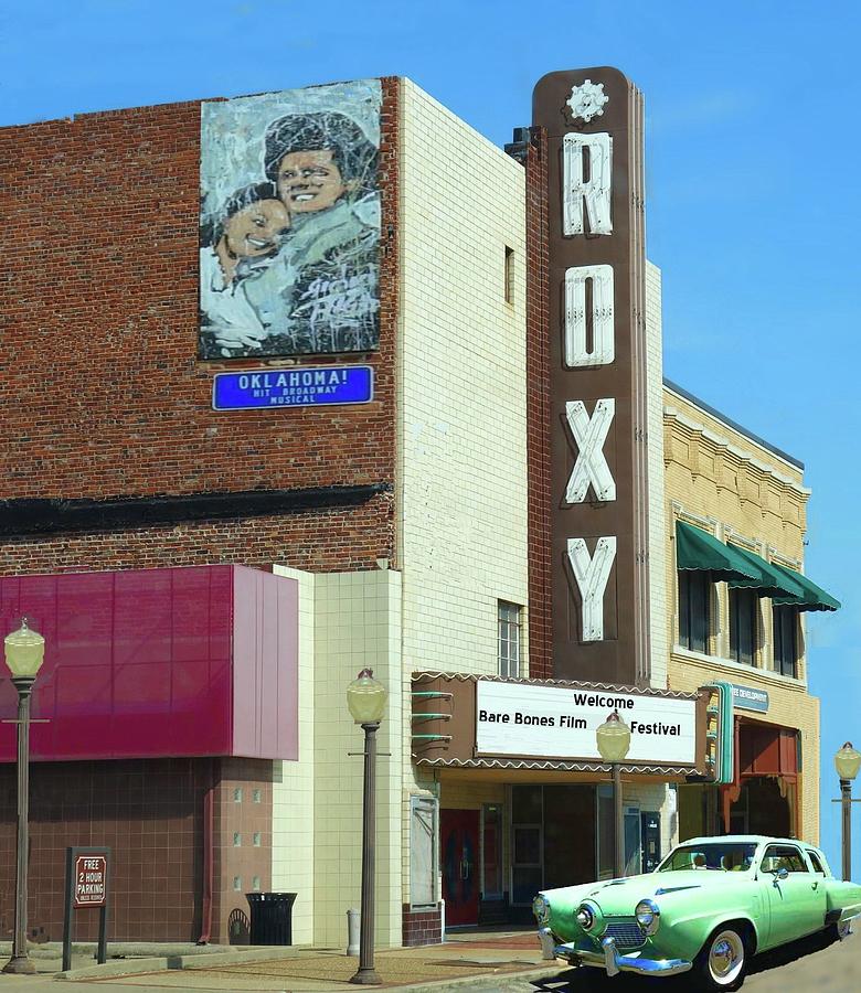 Old Roxy Theater in Muskogee, Oklahoma Photograph by Janette Boyd
