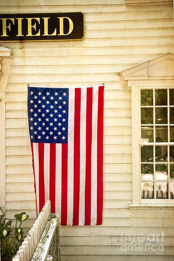 Old Rugged Field Flag Photograph by Craig J Satterlee
