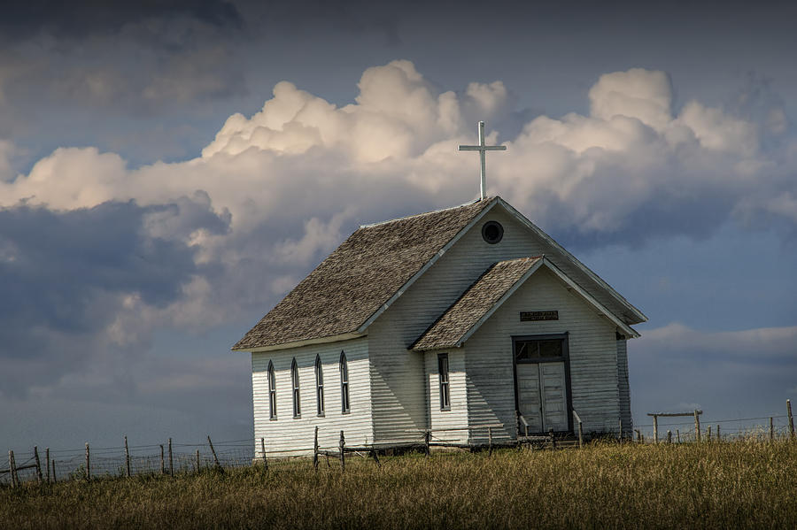 Old Rural Country Church Photograph by Randall Nyhof