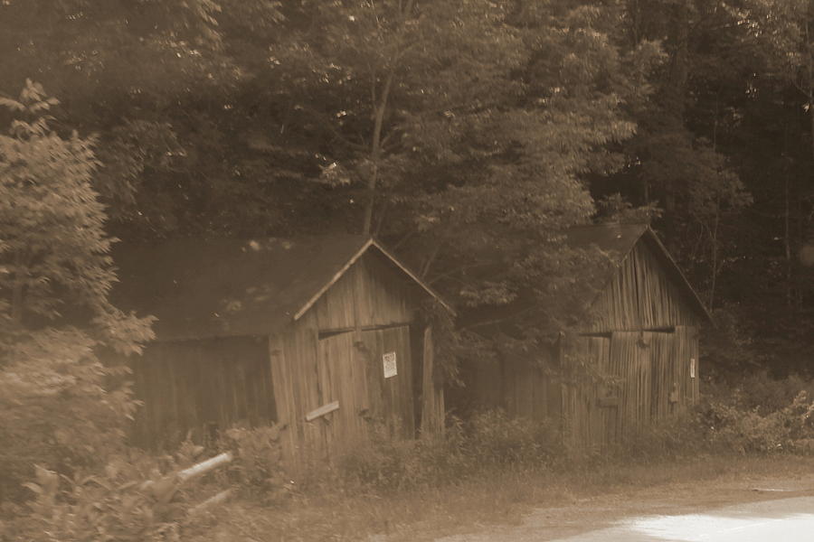 Shack Photograph - Old Rural Roadside Shacks by Cathy Lindsey