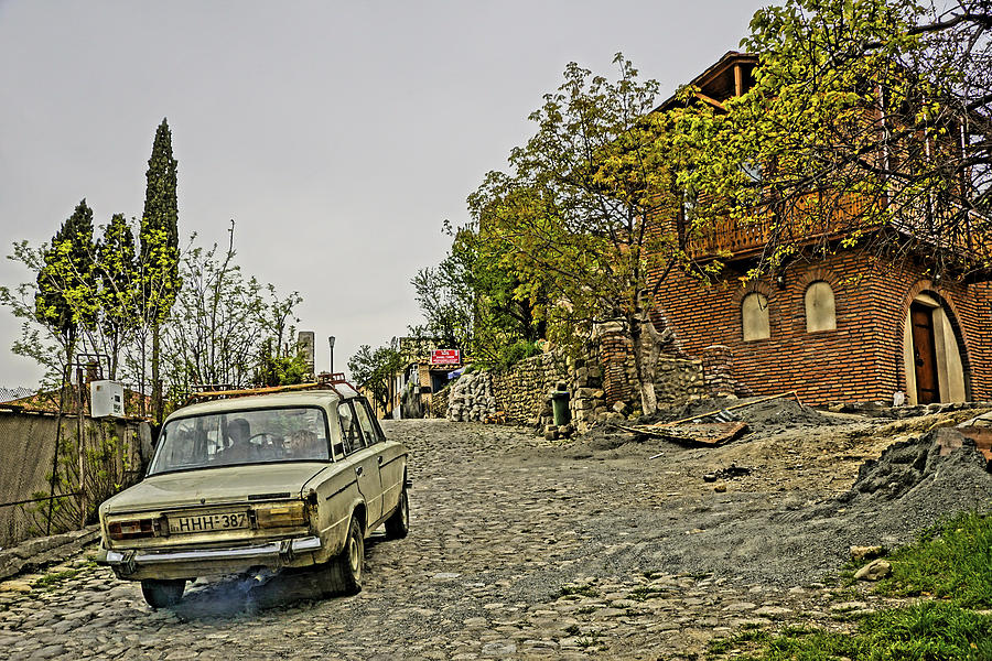 Old Russian Car Photograph by Dennis Cox
