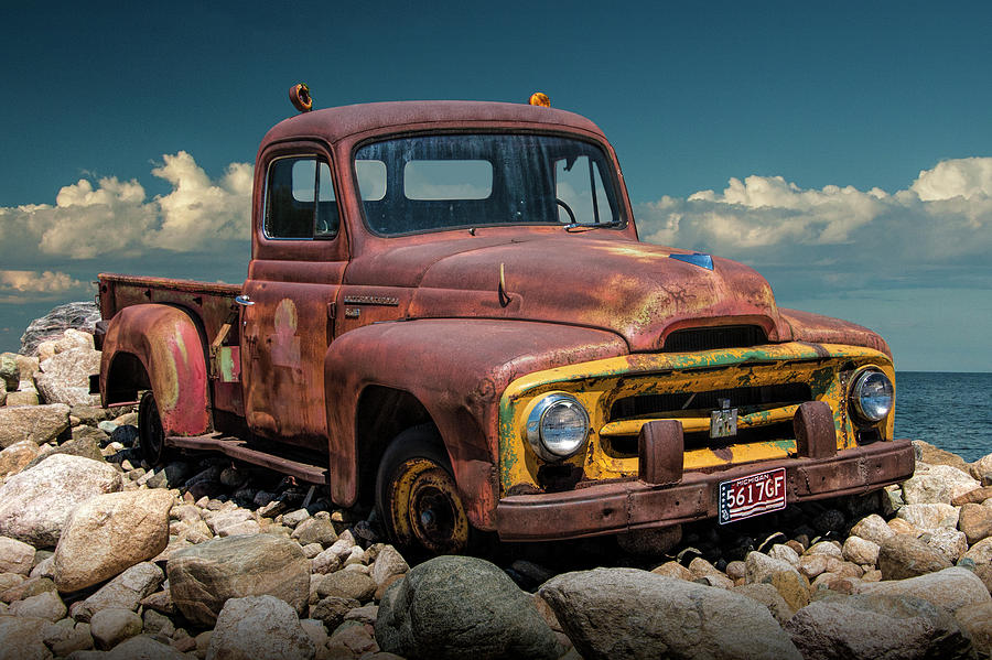Old Rusted International Harvester Pickup Truck Photograph By Randall