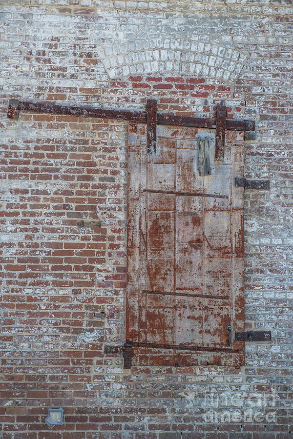 Old Rusted Sliding Door Photograph