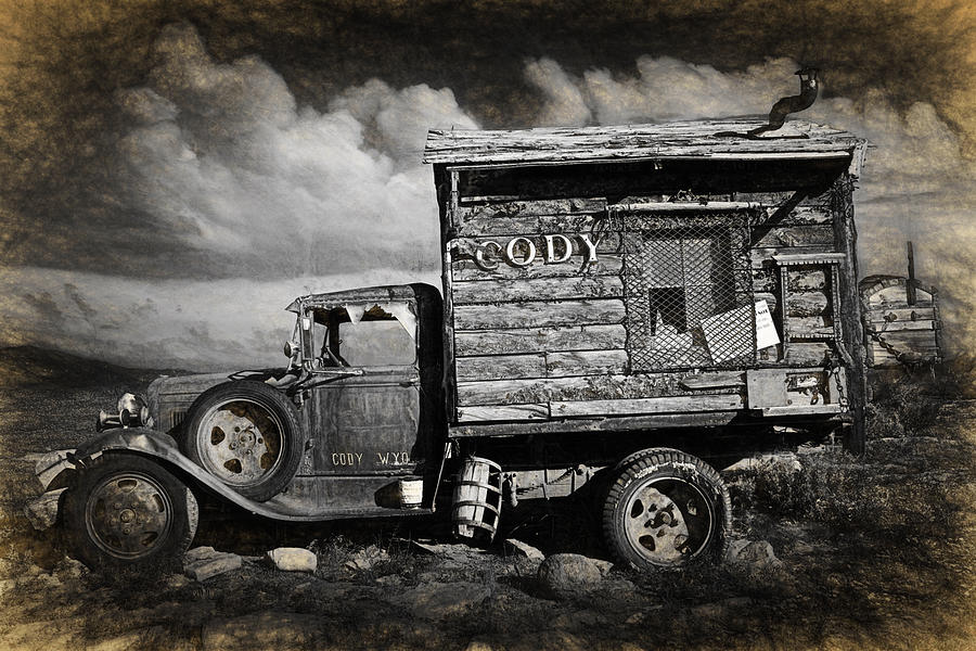 Old Rusted Truck from Cody Wyoming Photograph by Randall Nyhof