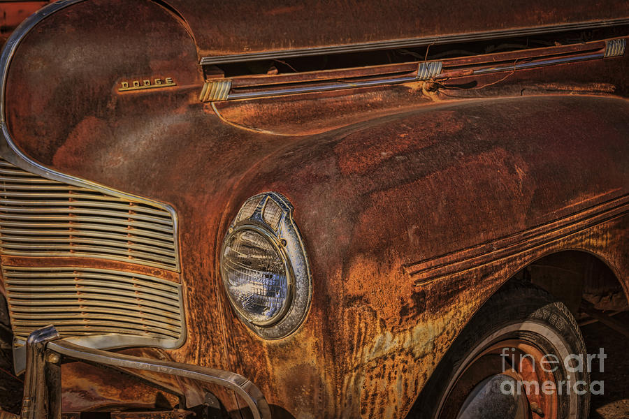 Old Rusty Dodge Photograph by Janice Pariza