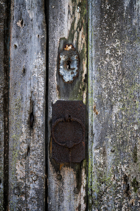 Old rusty door knocker II Photograph by Paulo Goncalves