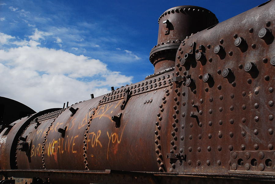 Old rusty train Photograph by Juan Gnecco - Fine Art America