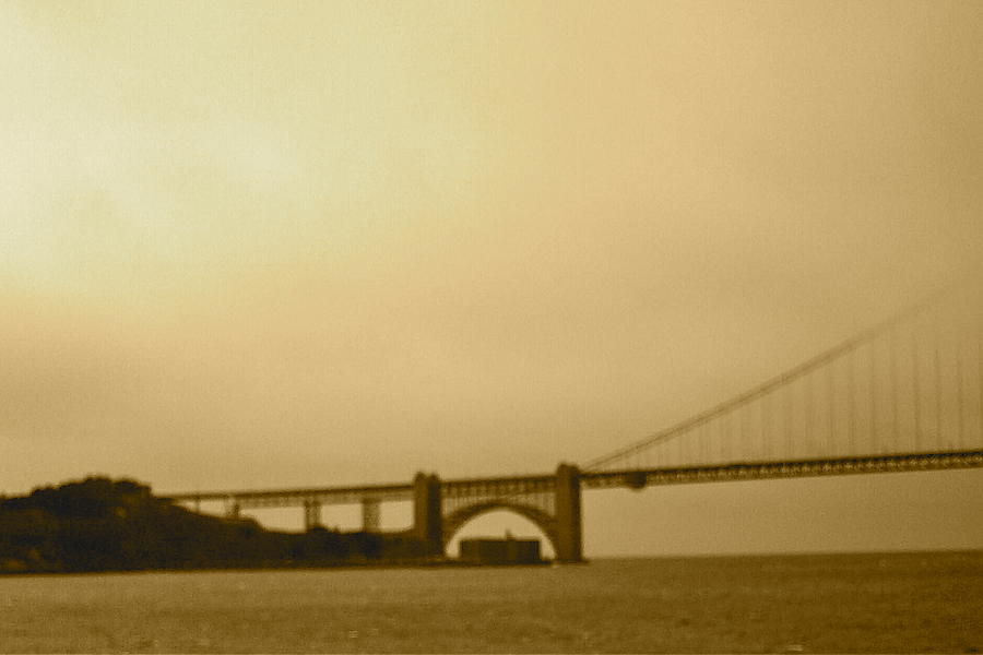 Bridge Photograph - Old San Fran by Maribel McIntosh