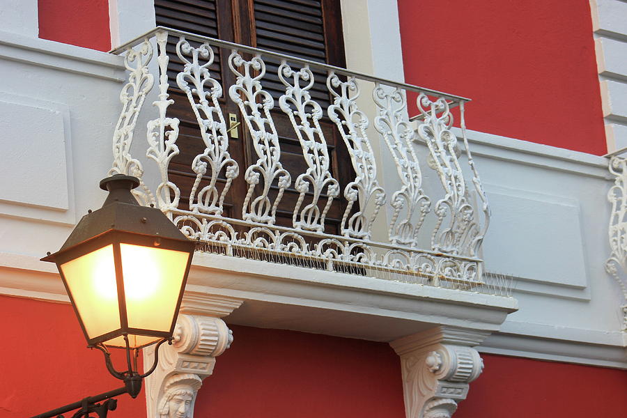 Old San Juan Balcony Photograph by Alice Terrill