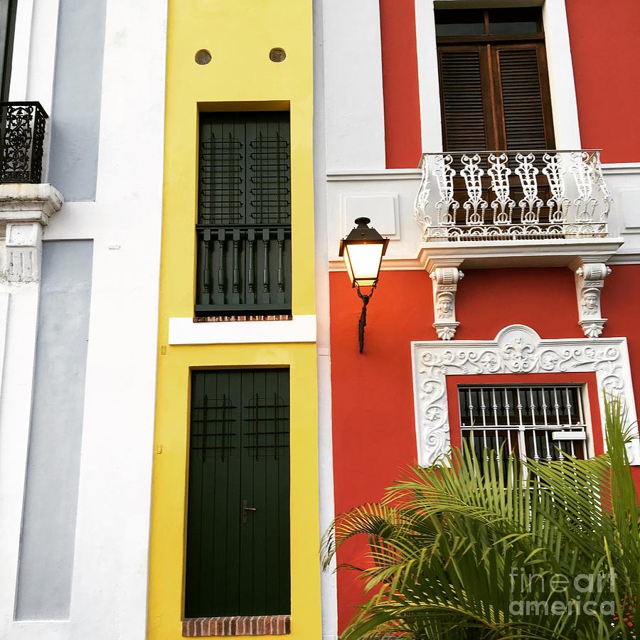 Old San Juan Homes Photograph by Alice Terrill