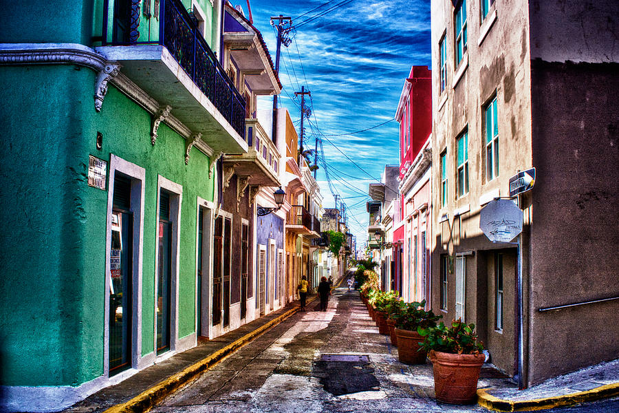 Old San Juan Photograph by Jarrod Erbe