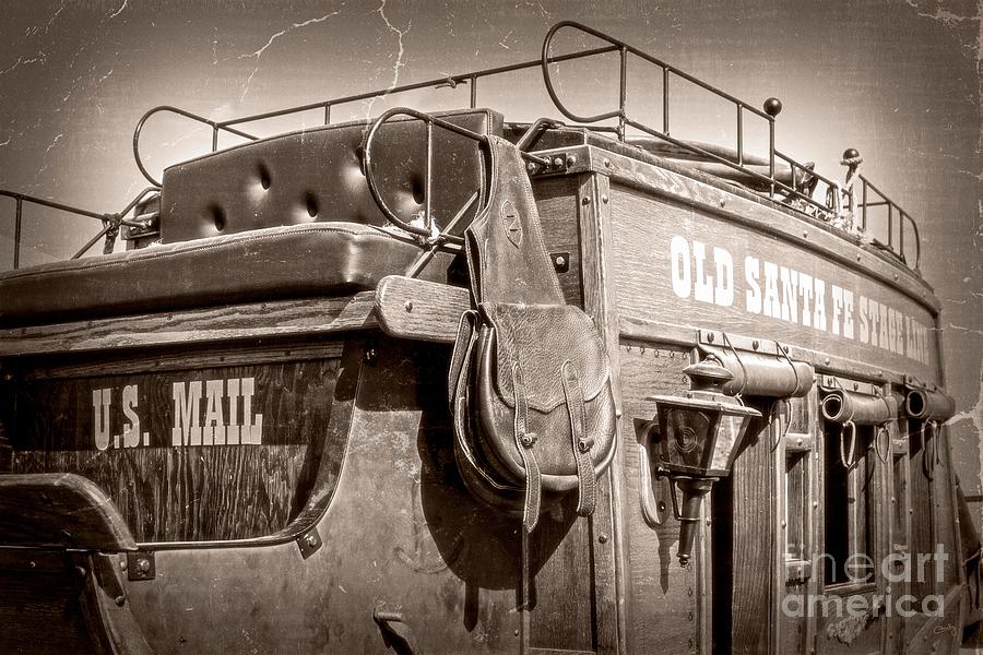Old Santa Fe Stagecoach Photograph by Imagery by Charly