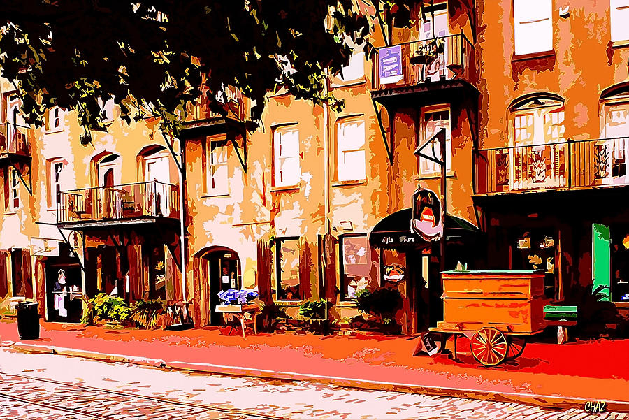 Old Savannah Painting by CHAZ Daugherty