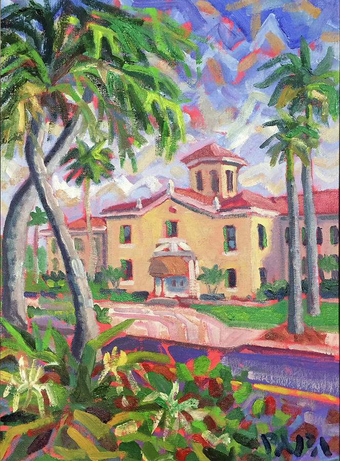 Old School at Delray 2017 Painting by Ralph Papa