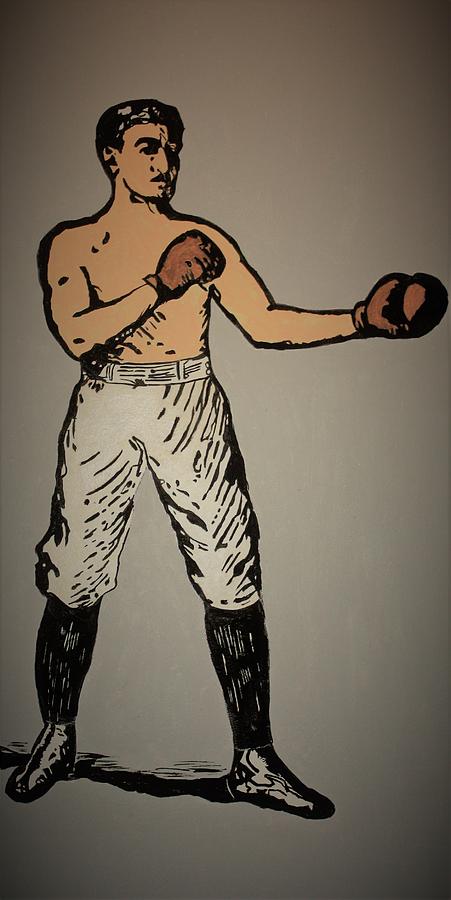 Old School Boxer Painting by Ralph LeCompte