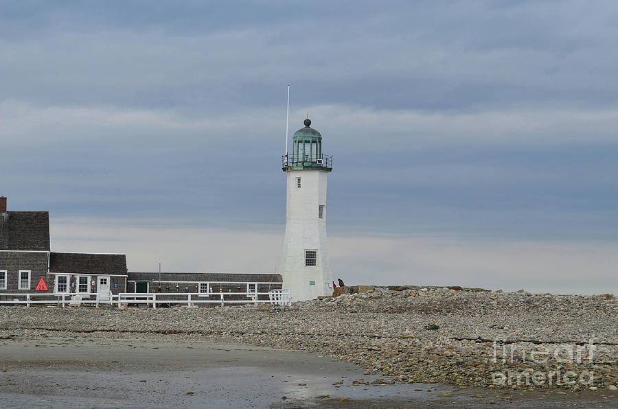 Old Scituate Light in Southeastern Massachusetts Photograph by DejaVu Designs