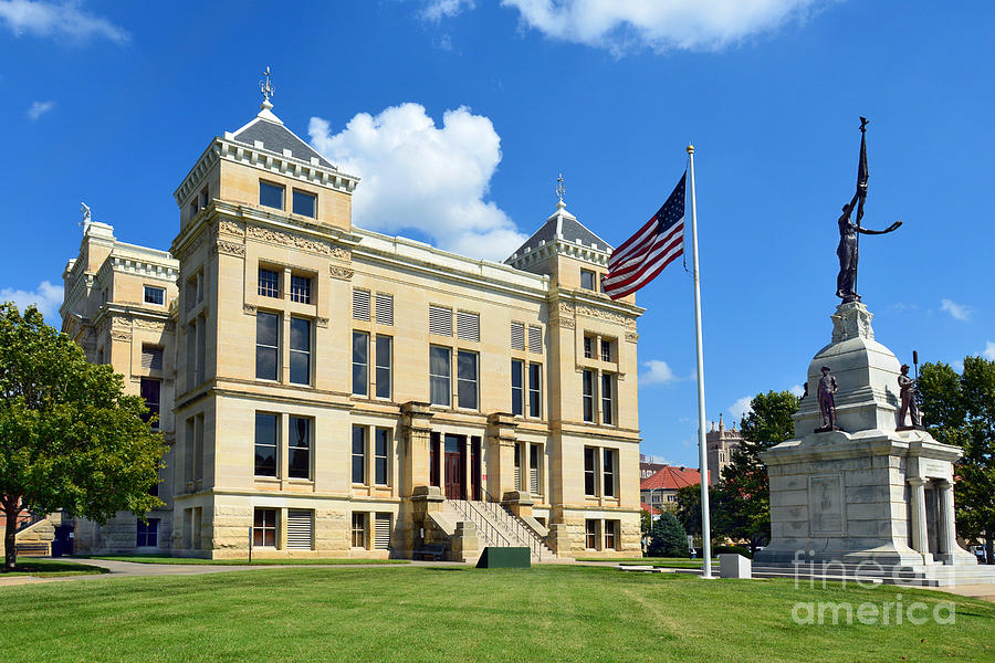Old Sedgwick County Courthouse Photograph by Catherine Sherman